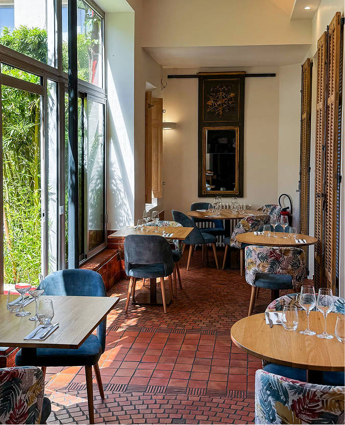 Salle du restaurant Le Domino